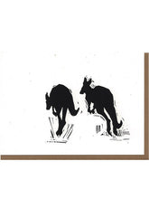 Load image into Gallery viewer, Two kangaroos Card