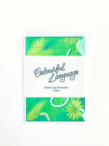 Colourful Language Postcard Pack