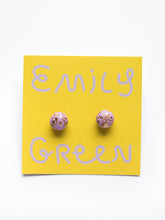 Load image into Gallery viewer, Emily Green Sparkle Studs