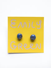 Load image into Gallery viewer, Emily Green Sparkle Studs