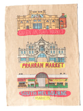 Load image into Gallery viewer, Melbourne Places Tea Towel