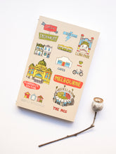 Load image into Gallery viewer, Melbourne Places Tea Towel