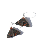 Load image into Gallery viewer, Moth Earrings Copper