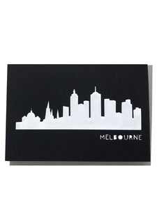 Black and White Melbourne Card