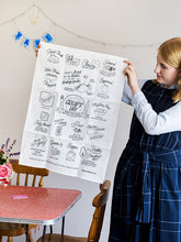 Load image into Gallery viewer, Grub's Up Tea Towel