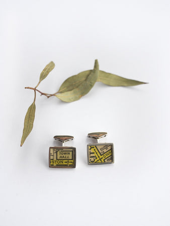 Vintage Directory Cufflinks: Melbourne Town Hall
