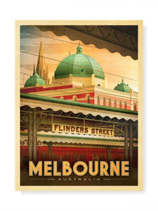 Early Morning Flinders Street Station Print