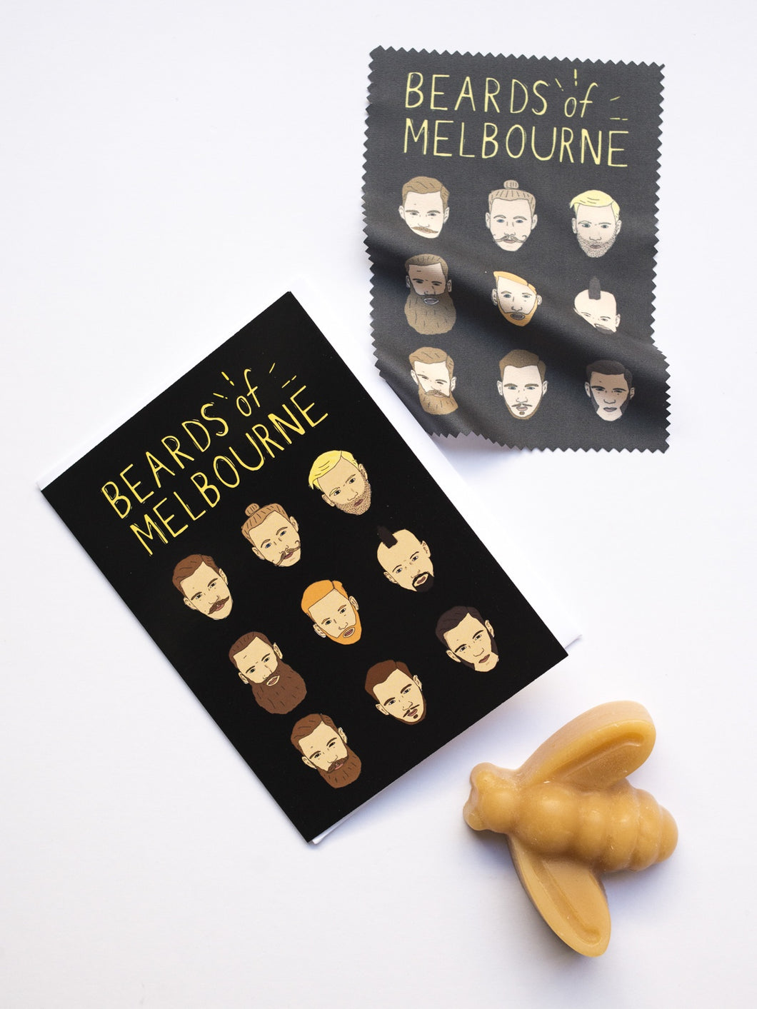 Melbourne Greeting Card with Lens Cloth