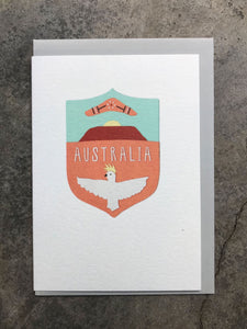 Sunday Paper Australia Greeting Card