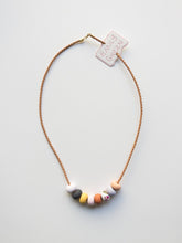 Load image into Gallery viewer, Sea Smoke 9 bead Necklace
