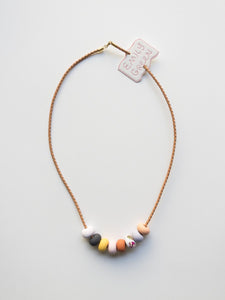 Sea Smoke 9 bead Necklace