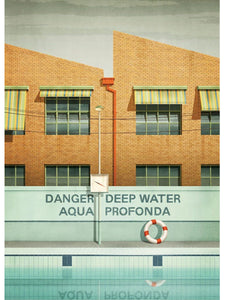 Aqua Profonda, Fitzroy Pool Postcard