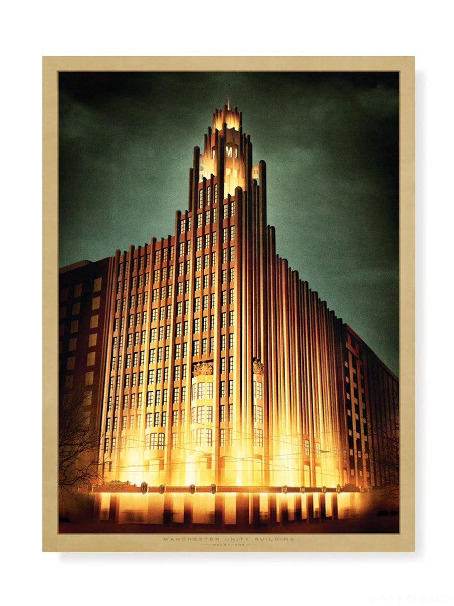 Manchester Unity Building at Night Print