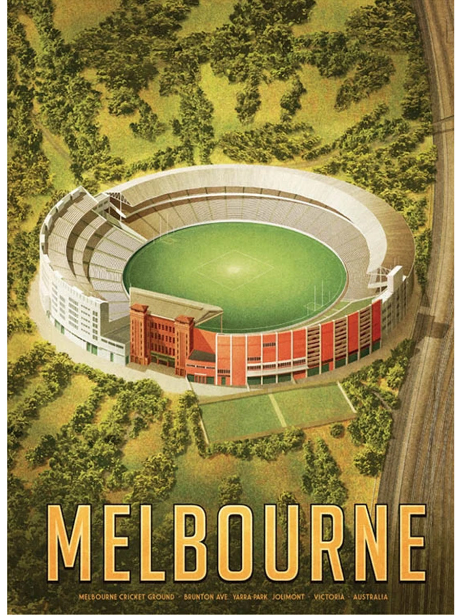MCG, Melbourne Postcard