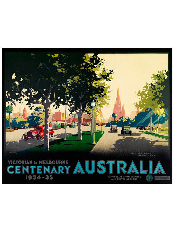 James Northfield St Kilda Rd Print, Iconically Australian