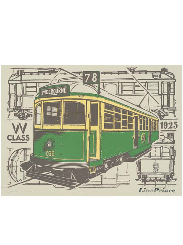 W Class Tram Print