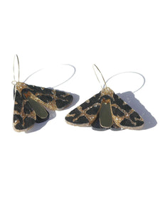 Moth Earrings Gold