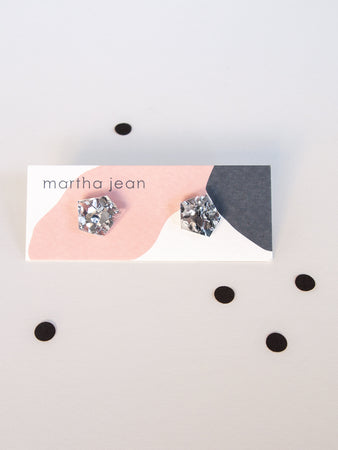 Gem Studs Silver