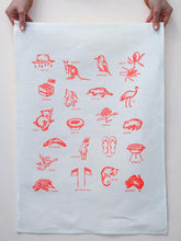 Load image into Gallery viewer, Australian Things Tea Towel
