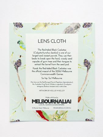 Australian Flora and Fauna Lens Cloth