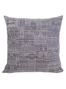 Melbourne Buildings Linen Cushion