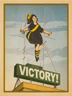 Richmond Tigers Skipping Girl Print