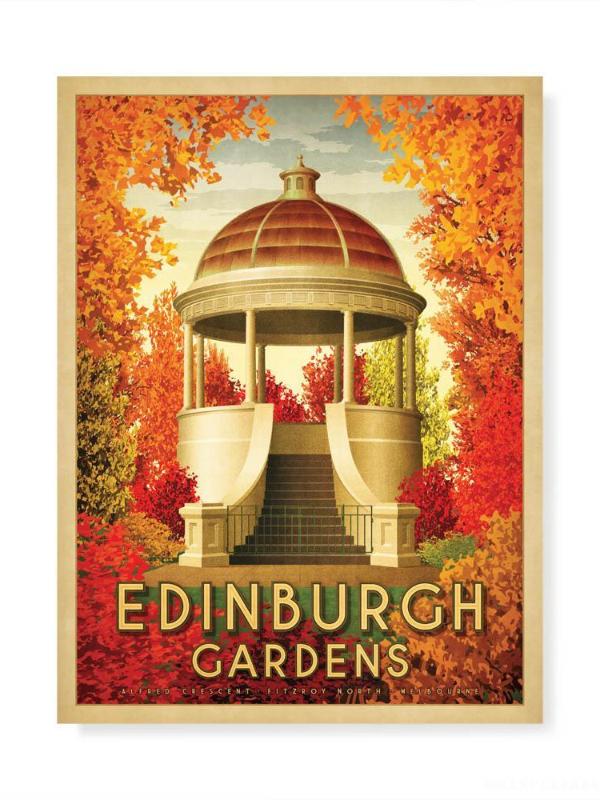Edinburgh Gardens North Fitzroy Print
